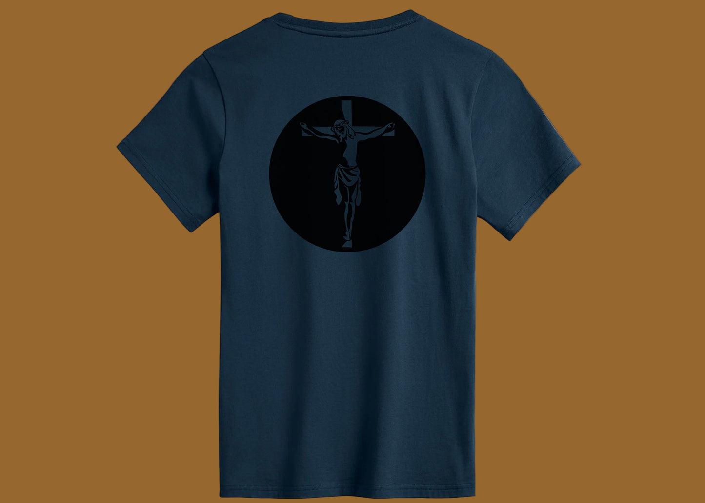 Ada Ocean Navy Midweight Longsleeve Christ Back Tee