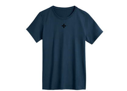 Ada Ocean Navy Midweight Longsleeve Christ Back Tee
