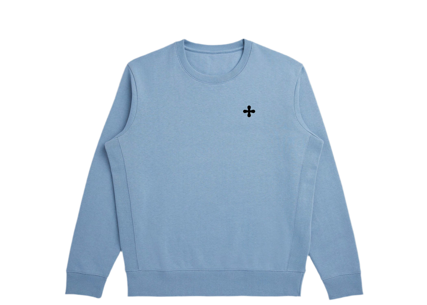 Cloudy Blue Heavyweight Longsleeve Sweater