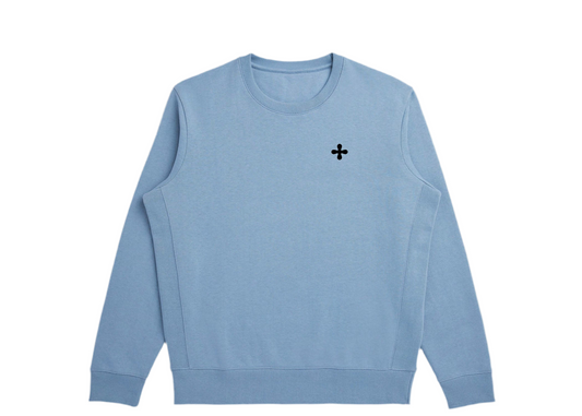 Cloudy Blue Heavyweight Longsleeve Sweater