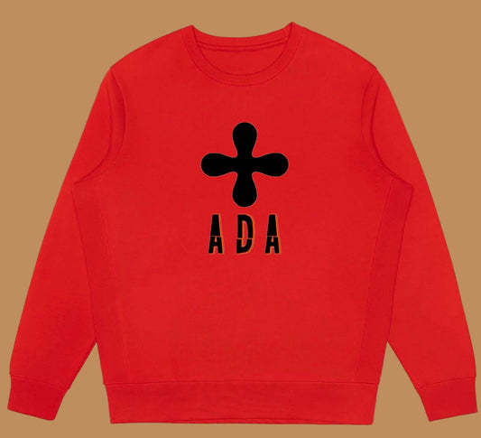 Ada Primary Red Heavyweight Longsleeve Sweater